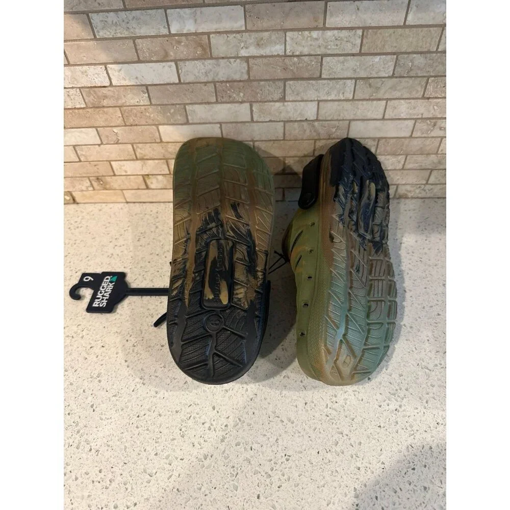 Nwt‎ Rugged Shark Men's Comfort Clog Sandals